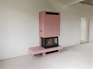 Каминная топка LCI 9 GFLR, два боковых стекла (Liseo Castiron) + термокороб под чистовую отделку